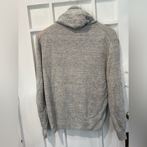 J. Crew Light Gray Men's Hoodie Sweater - Picture 3 of 3